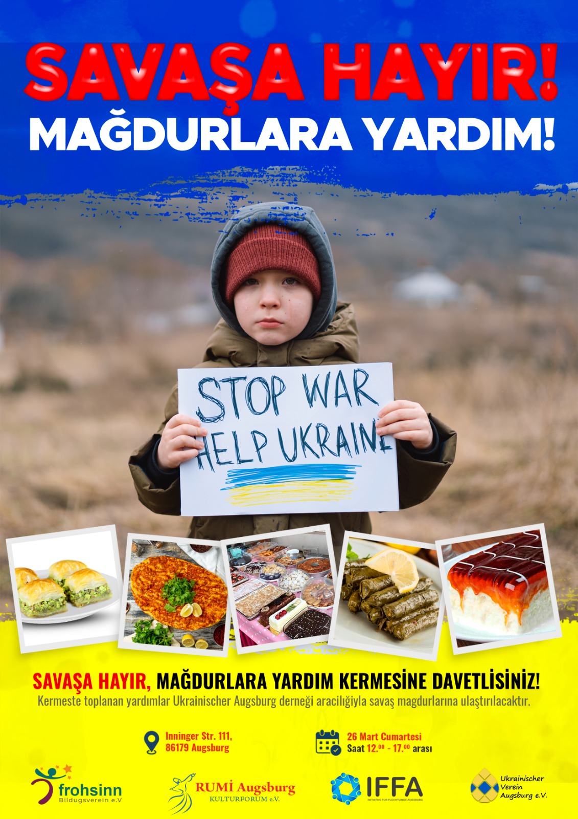 Savaşa Hayır! Mağdurlara Yardım!